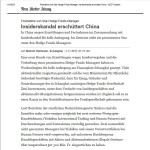 Insiderskandal erschuttert China